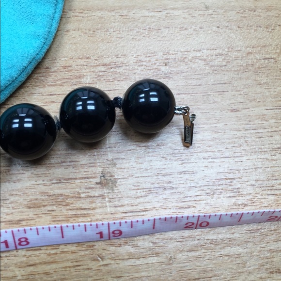 Tiffany and Co- Rare oversized onyx necklace - Picture 6 of 8